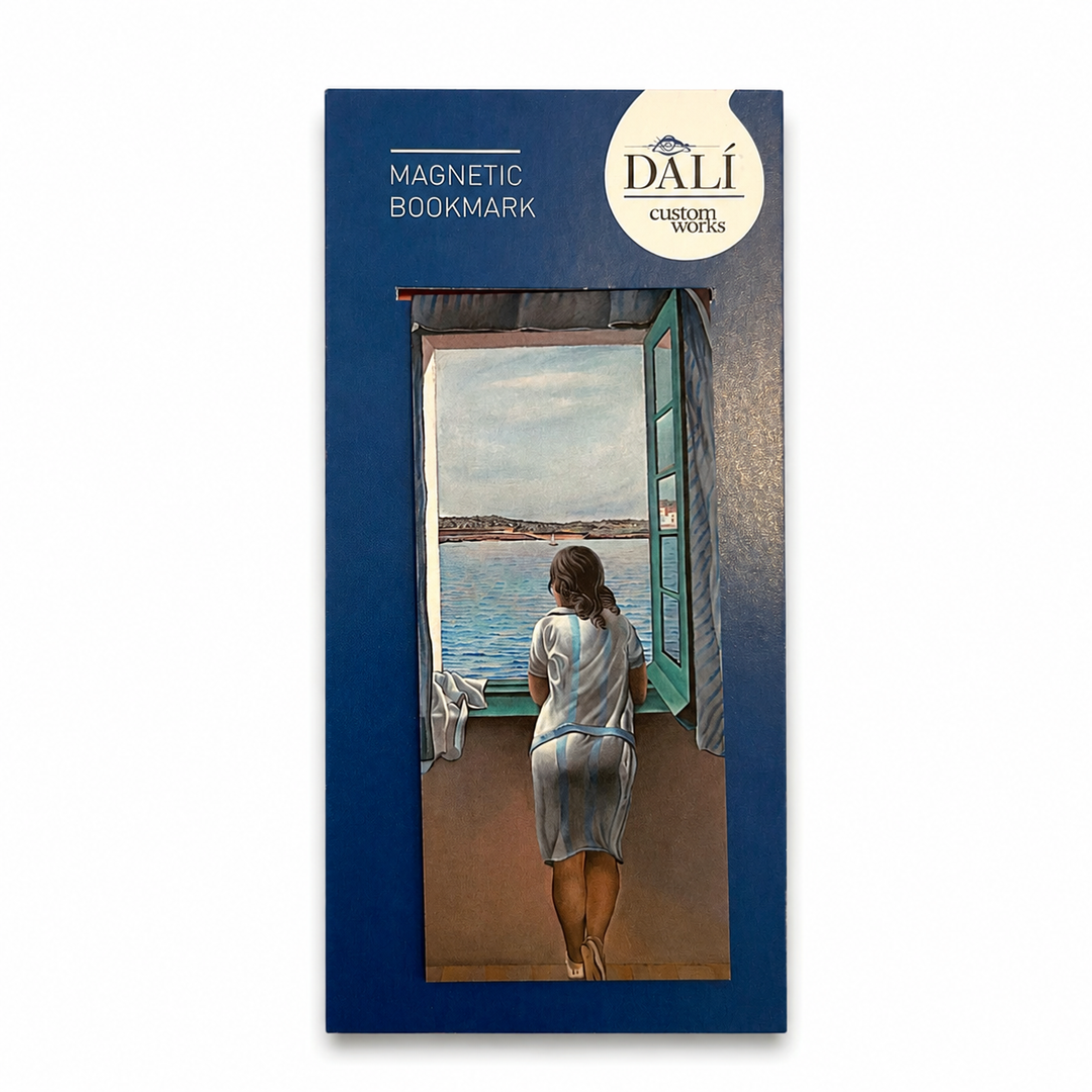 "Figura en una finestra (Figure at the window)" bookmark with magnet