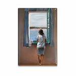 Load image into Gallery viewer, Magnet "Figura en una finestra (Figure in a window)"