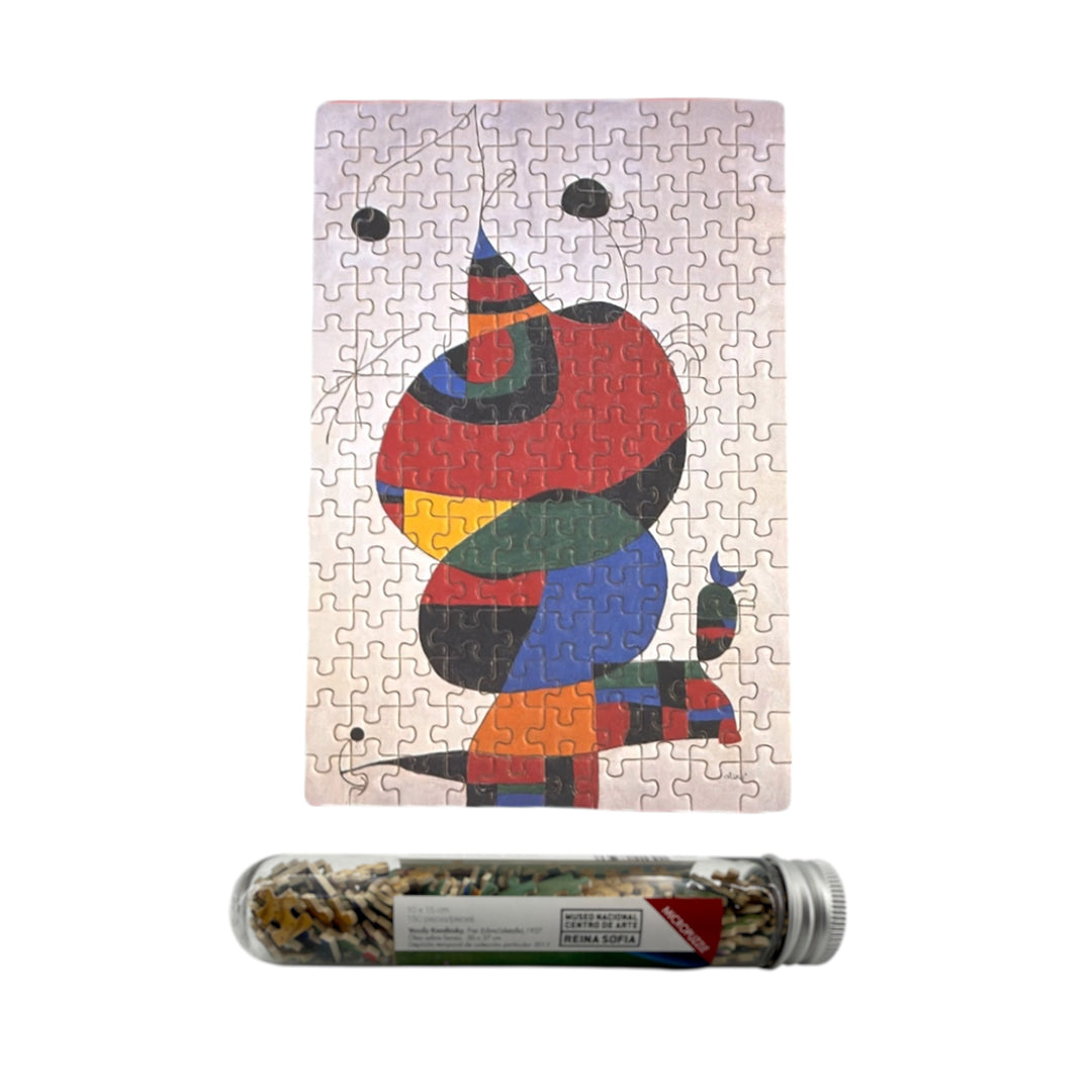 Micropuzzle  "Femme, oiseau, étoile (Homenatge a Pablo Picasso)"