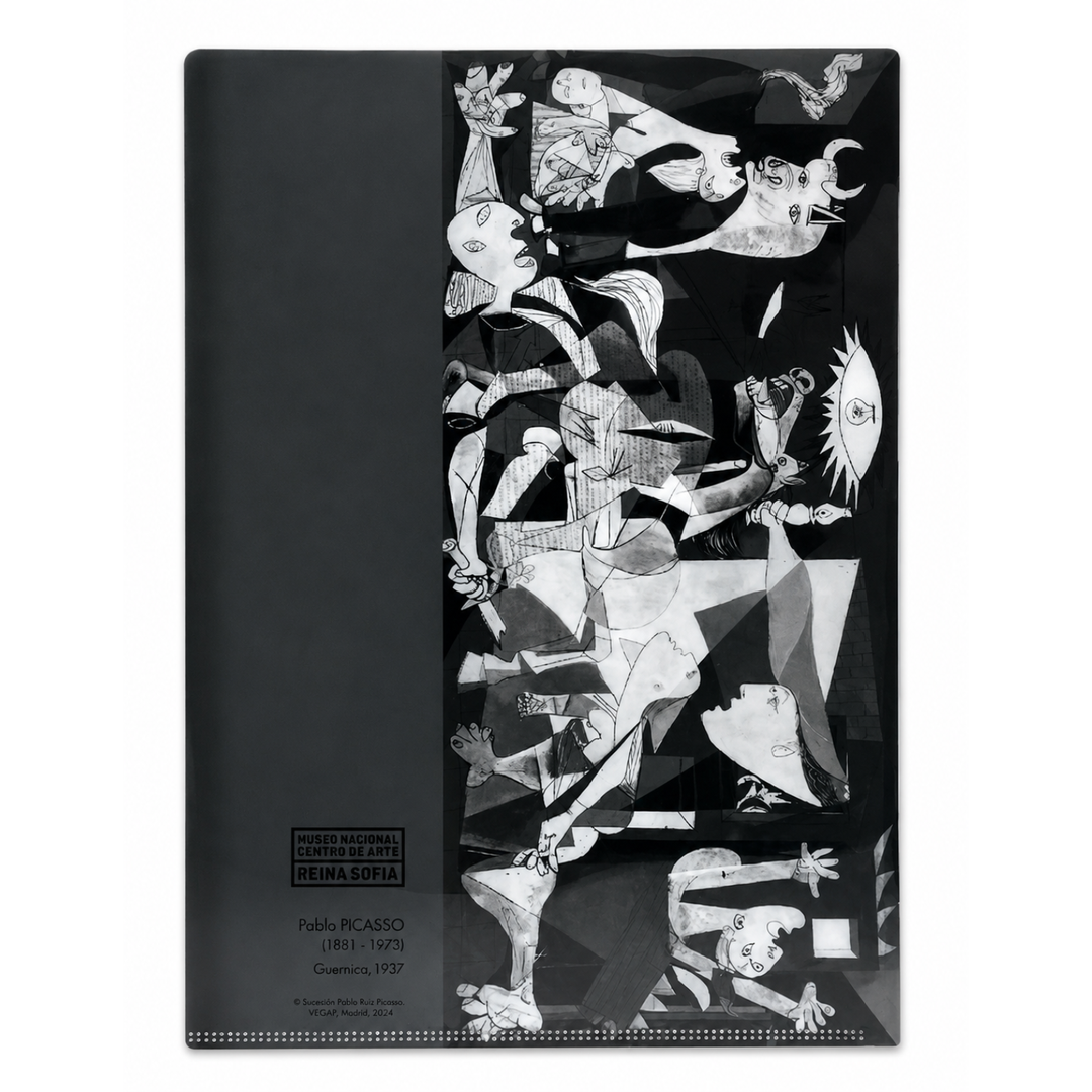 "Guernica” bull folder