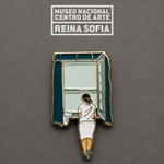 Load image into Gallery viewer, Pin "Figura en una finestra (Figure in a window)"