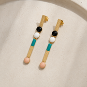 Extra long earrings 