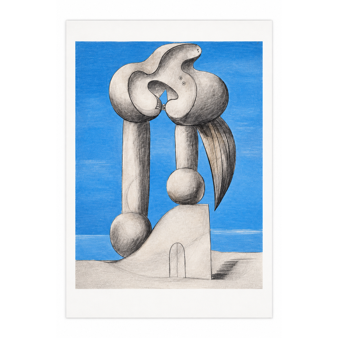 "Figure" postcard