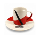 Cargar imagen en el visor de la galería, Taza de café bicolor logo