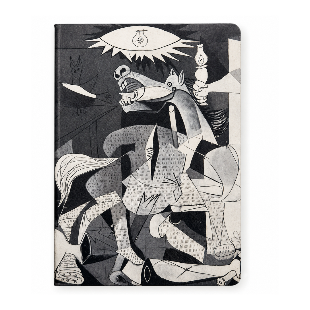 Singer notebook detail "Guernica"
