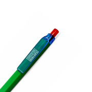 Reina Sofía logo green and blue pen
