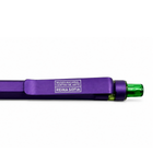 Cargar imagen en el visor de la galería, Bolígrafo morado verde logo Reina Sofía