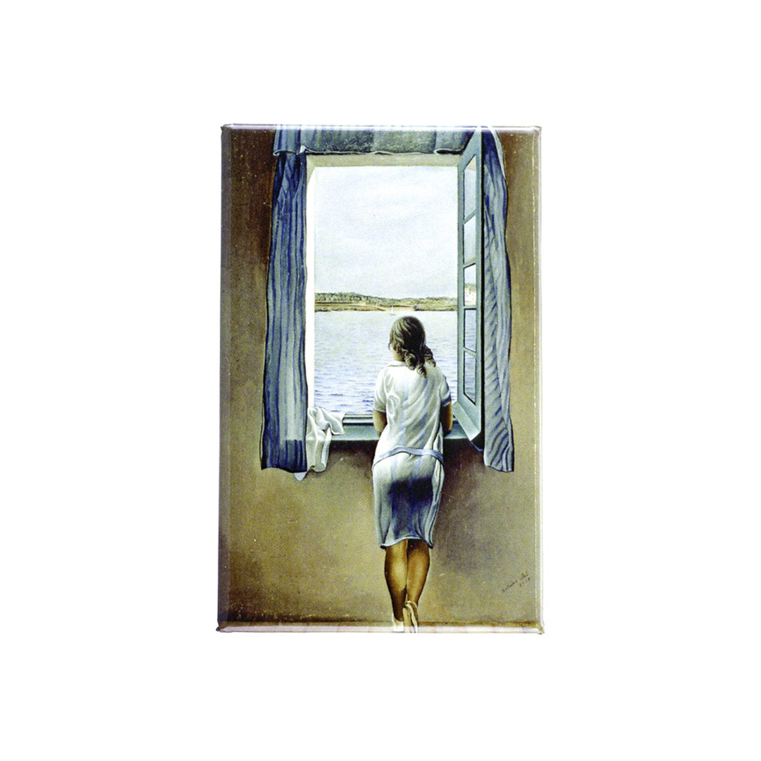 Imán "Figura en una finestra (Figura en una ventana)"