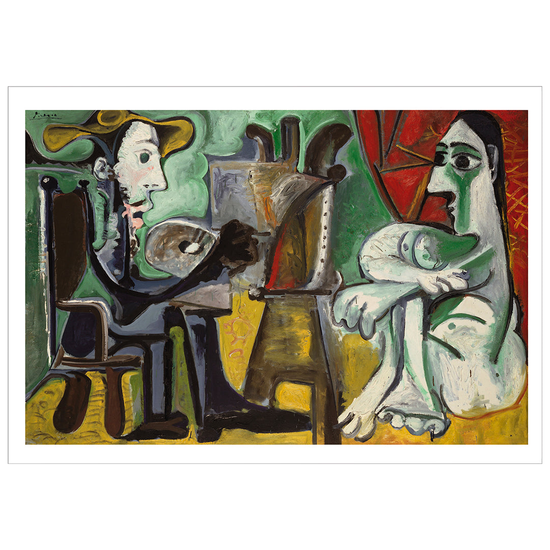 Impresos "El pintor y la modelo"