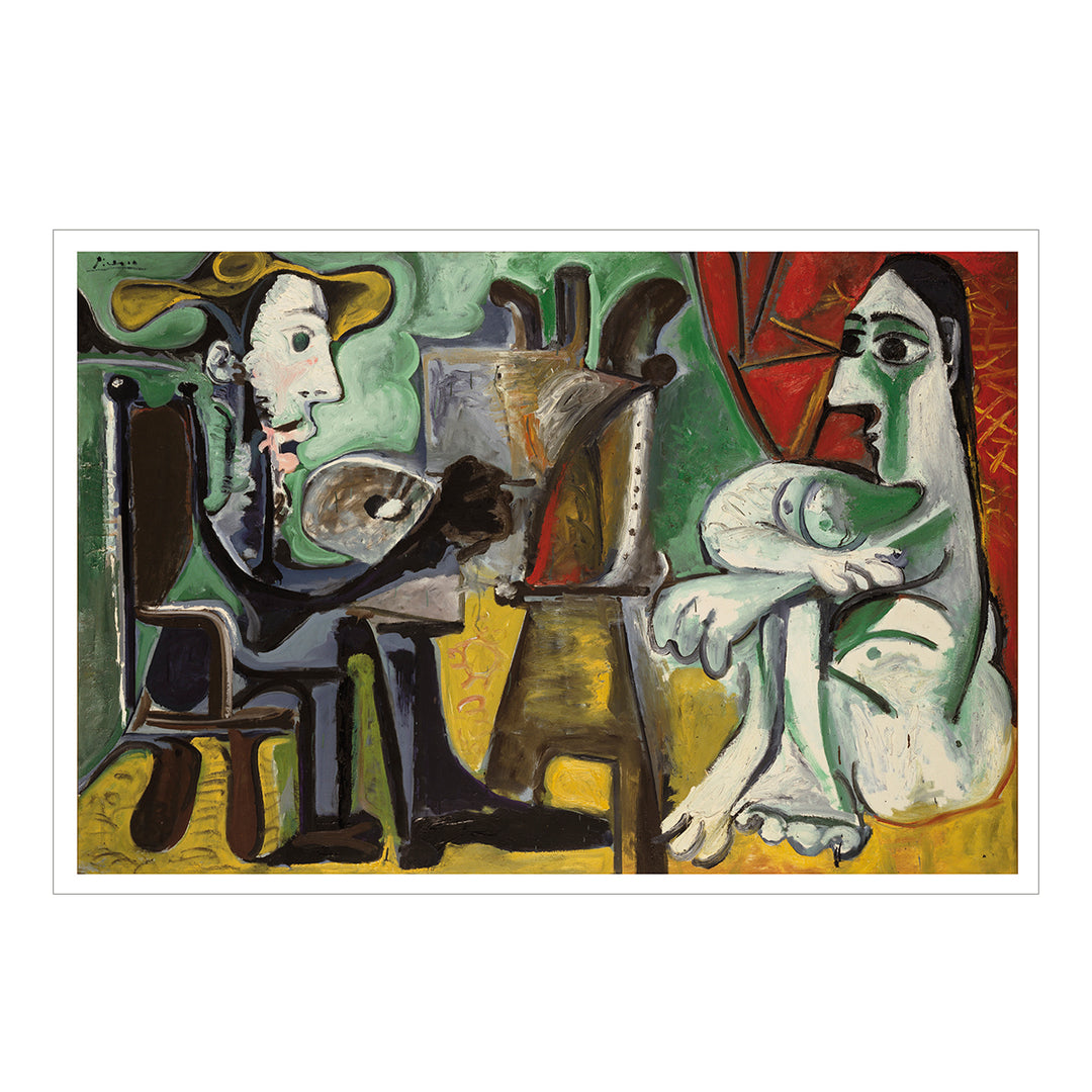 Impresos "El pintor y la modelo"