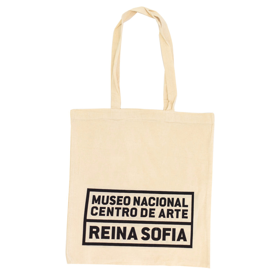 Reina Sofía logo natural bag