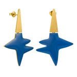 Load image into Gallery viewer, "Et fixe les cheveux de l'étoile" earrings