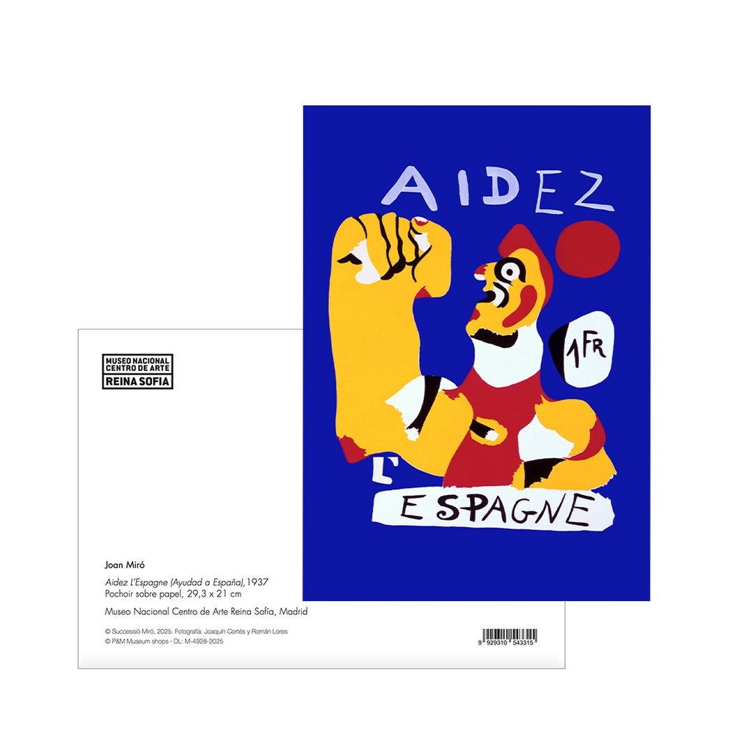 Postcard "Aidez L'Espagne (Help Spain)"
