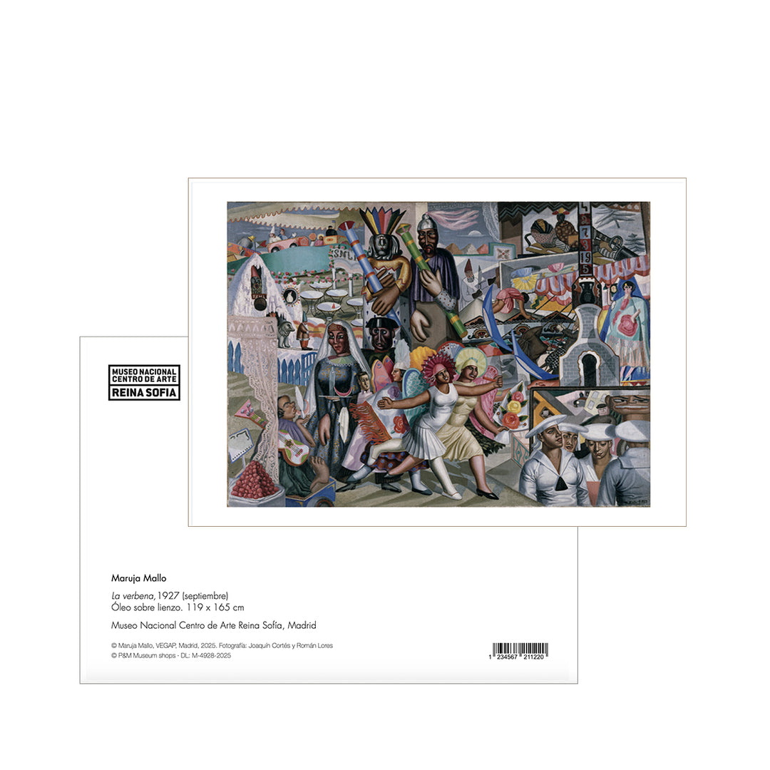 Postcard "La verbena (The Fair)"