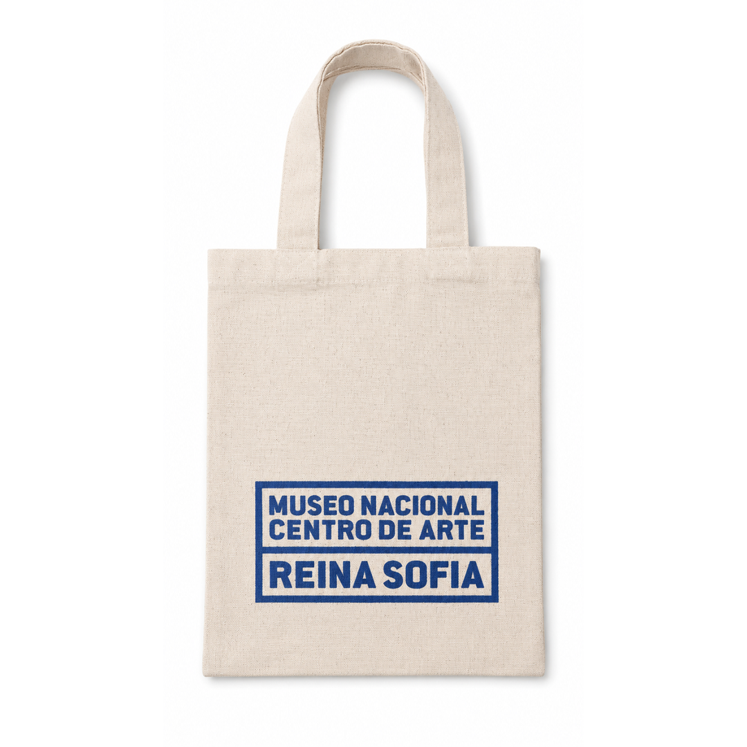Bolsa pequeña logotipo terciopelo Museo Reina Sofía