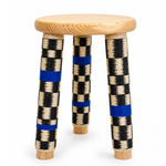 Load image into Gallery viewer, Black stool inpired by A. Muñoz works