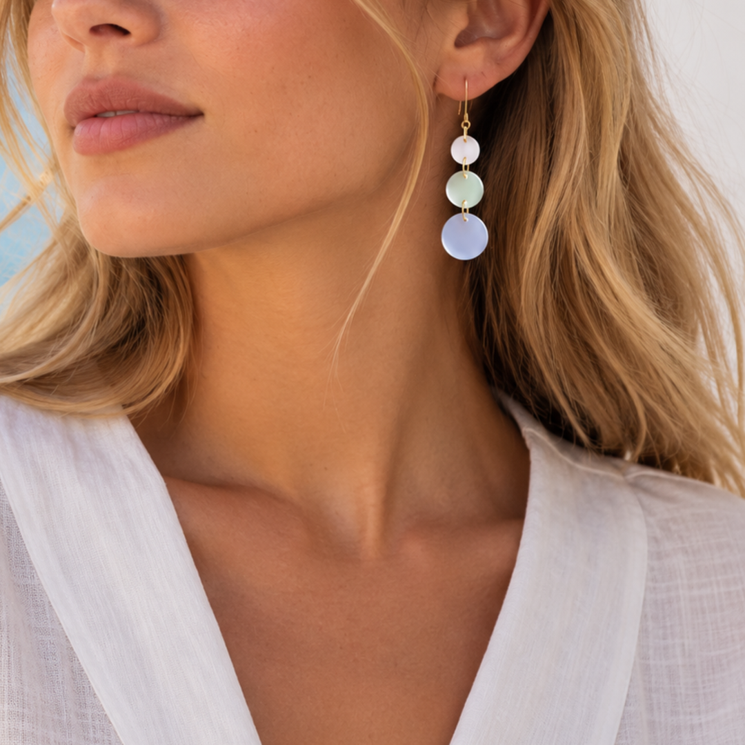 Pendientes perlas flotantes