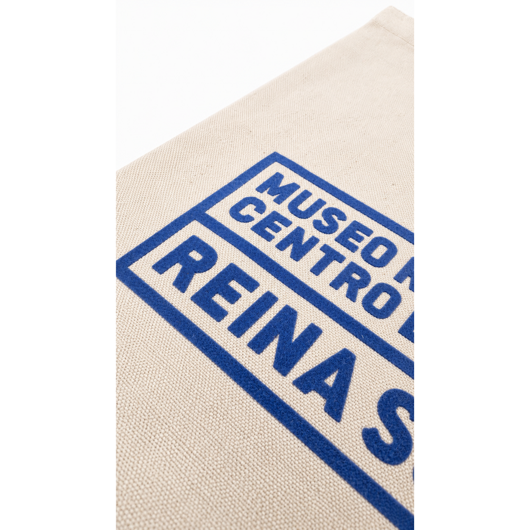 Bolsa pequeña logotipo terciopelo Museo Reina Sofía