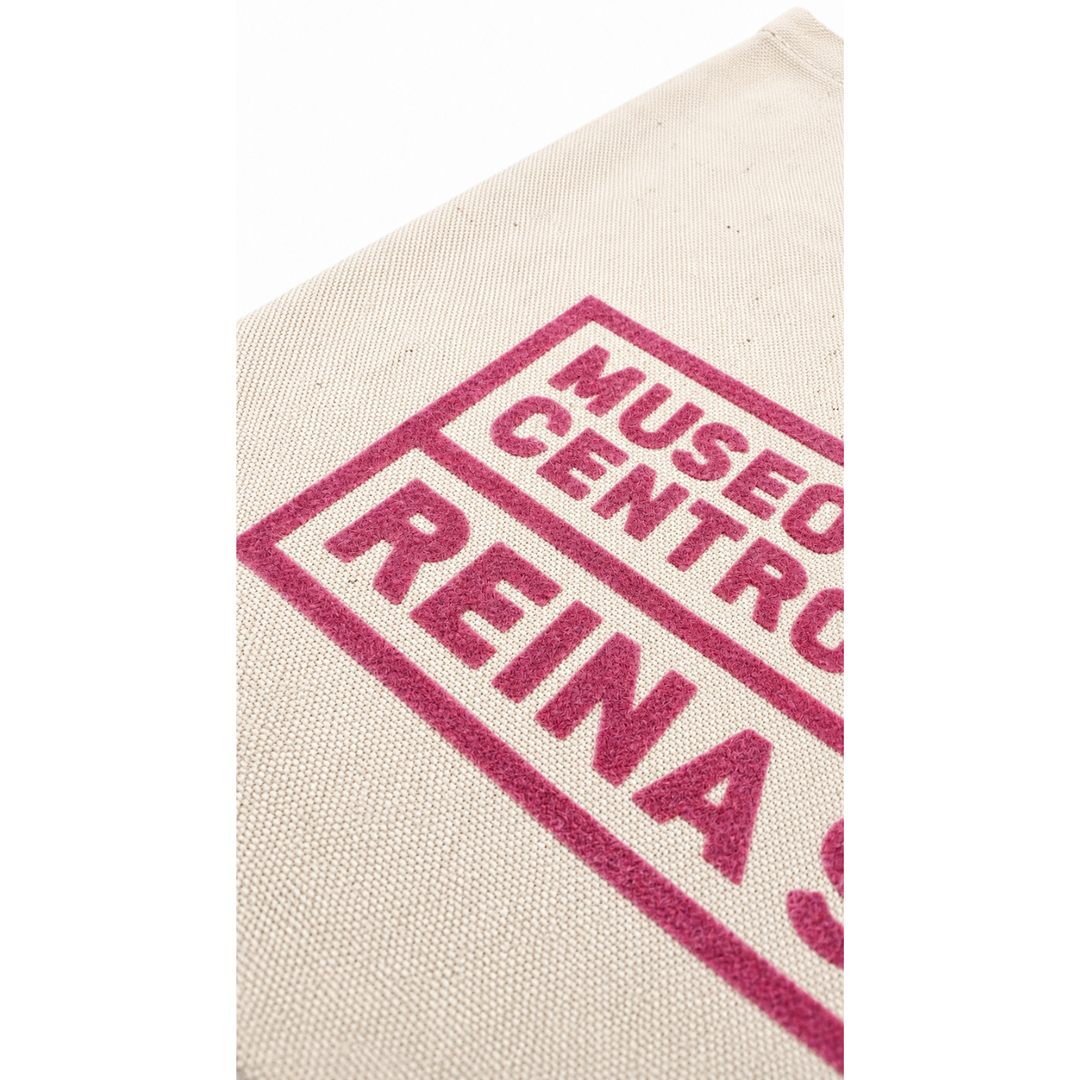 Bolsa pequeña logotipo terciopelo Museo Reina Sofía